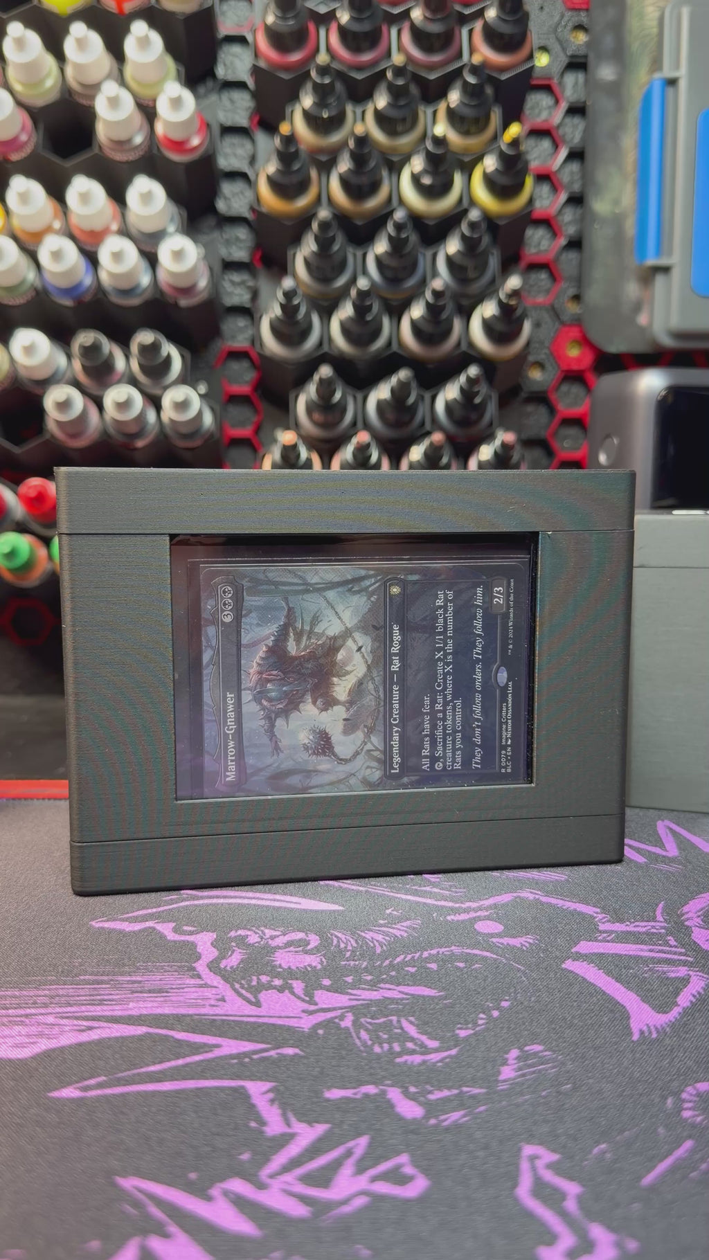 Low Profile Modular Deck Box for MTG